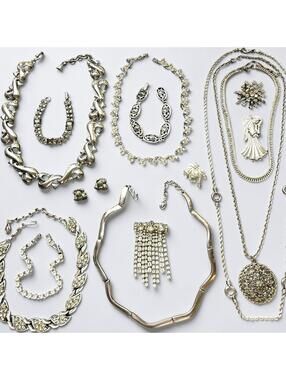 GIVENCHY CORO AVON BOGOFF MONET Vintage Rhinestone Jewelry